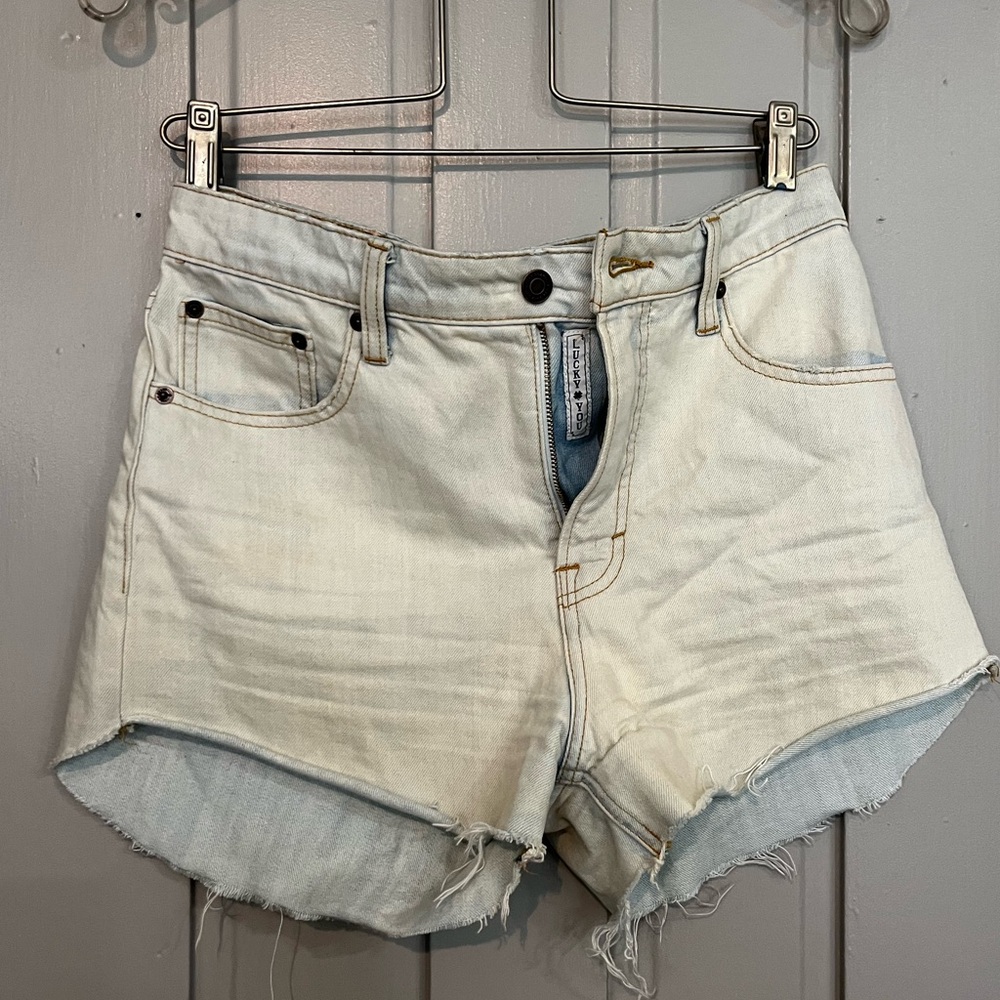 Lucky Brand - High Waisted Denim Shorts - Sz 27/4